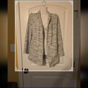 Lord & Taylor black & white Tweed blazer